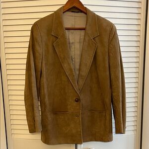 Corbin’s LTD Women's Tan Suede Blazer Sz 12